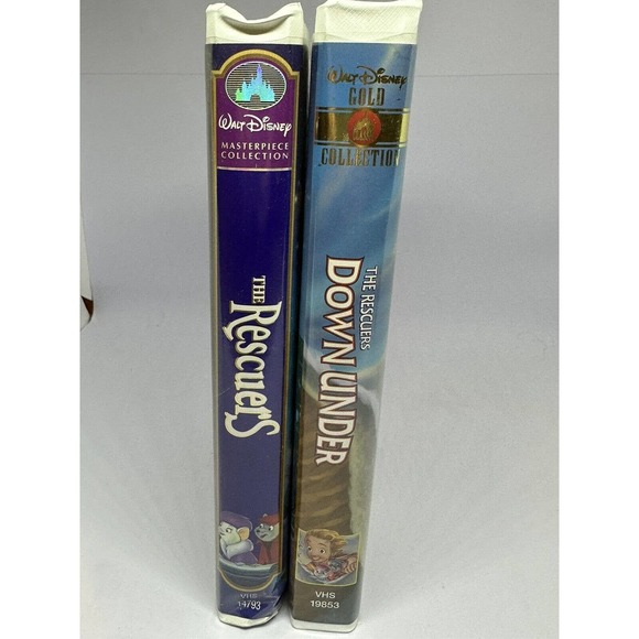 Disney's "The Rescuers" & "The Rescuers Down Under - Gold Collection" - VHS Lot - Picture 4 of 4